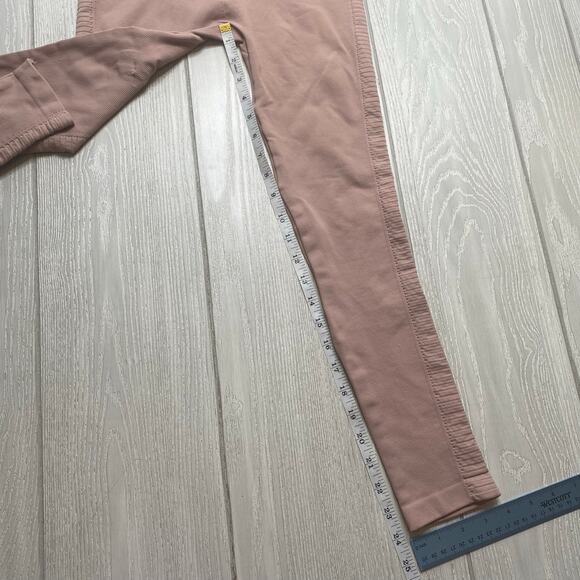 A For Avocado Women's Soft Rose Pink Textured Braided High Waist Air Leggings XS - Picture 7 of 12